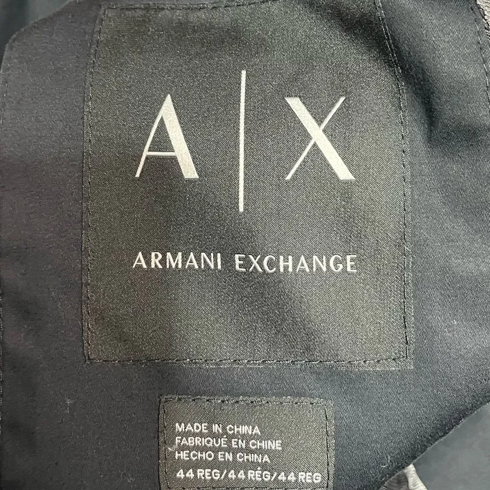Armani Exchange Black Blazer Jacket Size 44 Regular‎